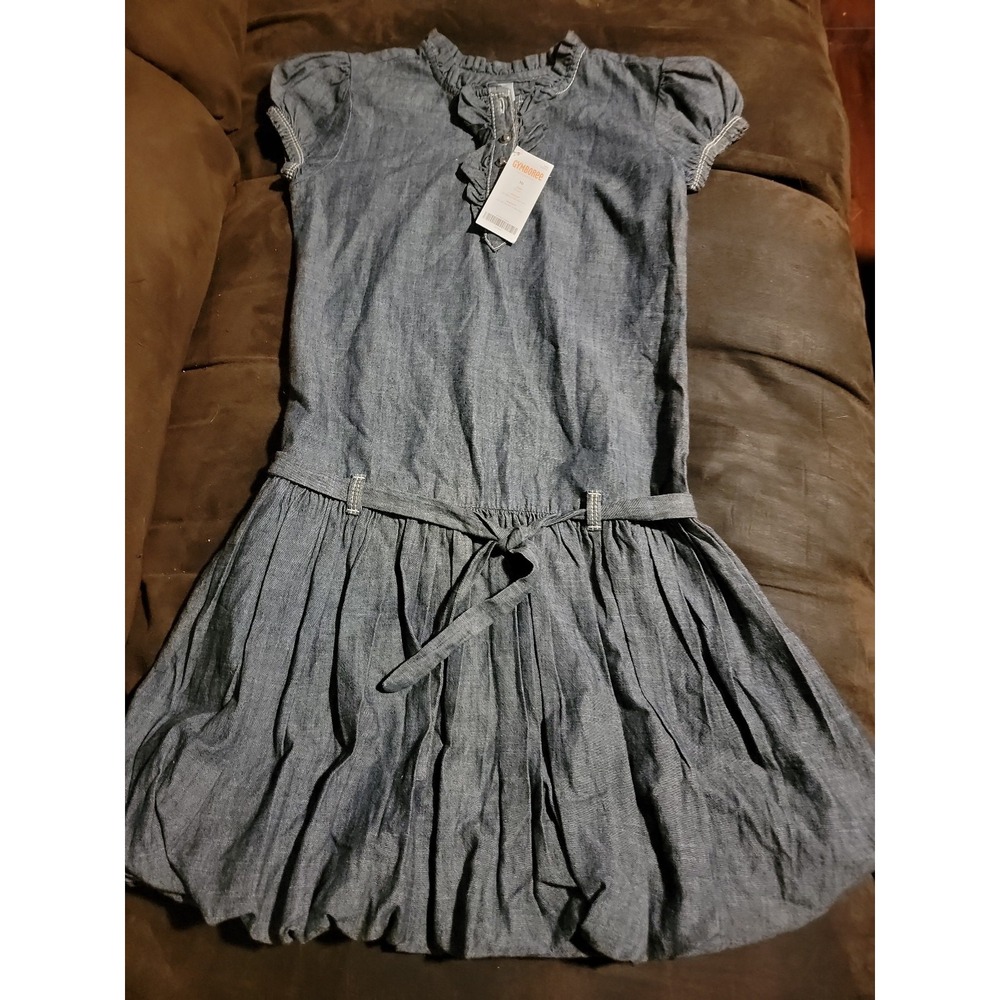 Gymboree ready dress go denim dress size 10 nwt